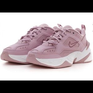 Nike M2k Tekno Plum chalk leather sneakers W9.5